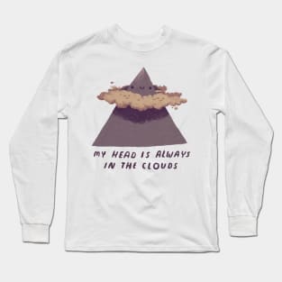 my head is always in the clouds Long Sleeve T-Shirt